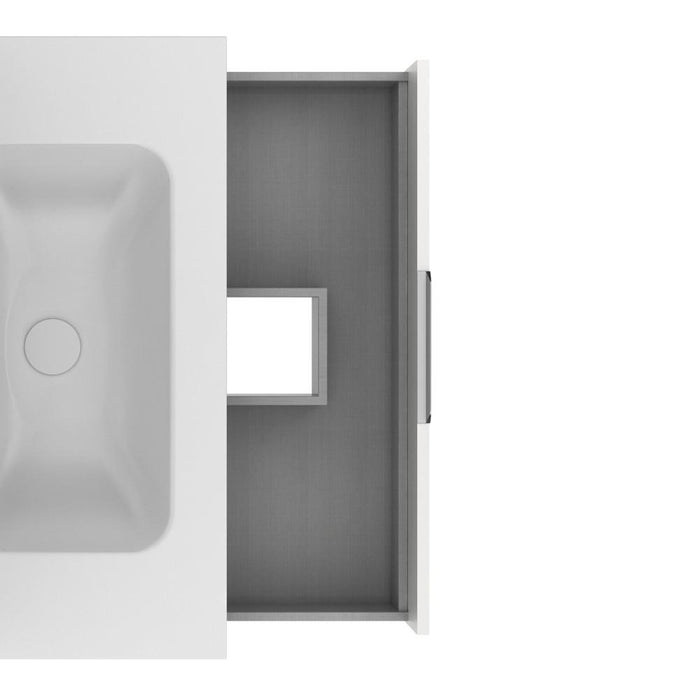 AMIZUVA C0073833 SUKI Complete Set 2 Drawers 80 White Gloss