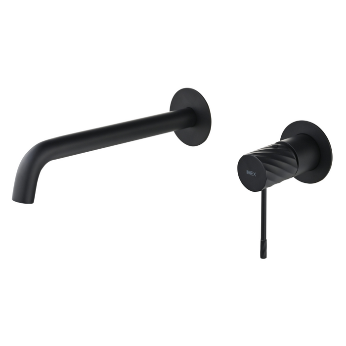 IMEX GLB063/NG BLESS-PALAU Monomando Lavabo Empotrado Negro