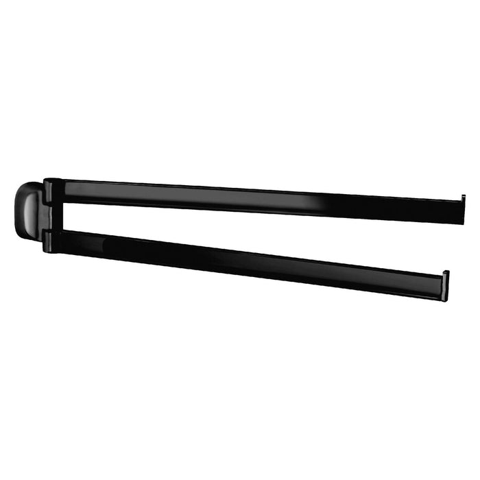 GEDY ST231400000 Toallero Doble Negro Mate