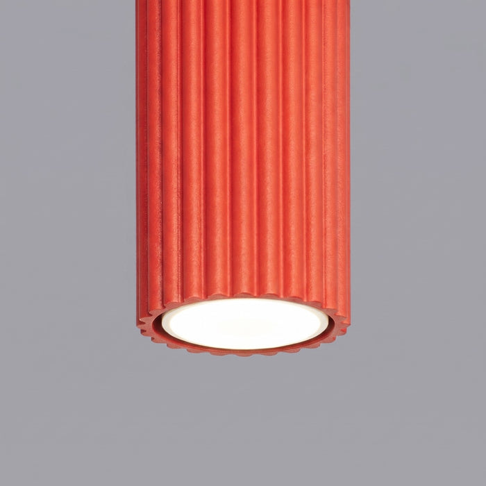 SOLLUX SL.2330 Plafón KARBON 10 rojo