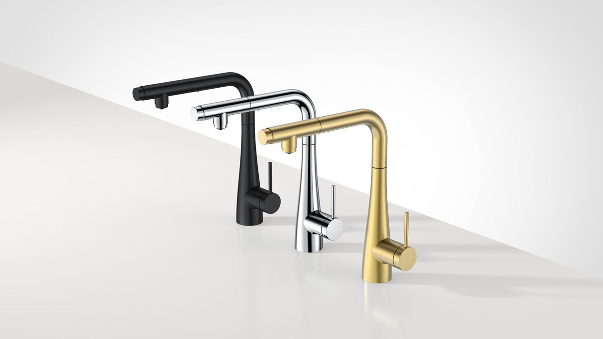 IMEX GOS005/OC SPLIT Grifo de Cocina Osmosis Extraíble Color Oro Cepillado