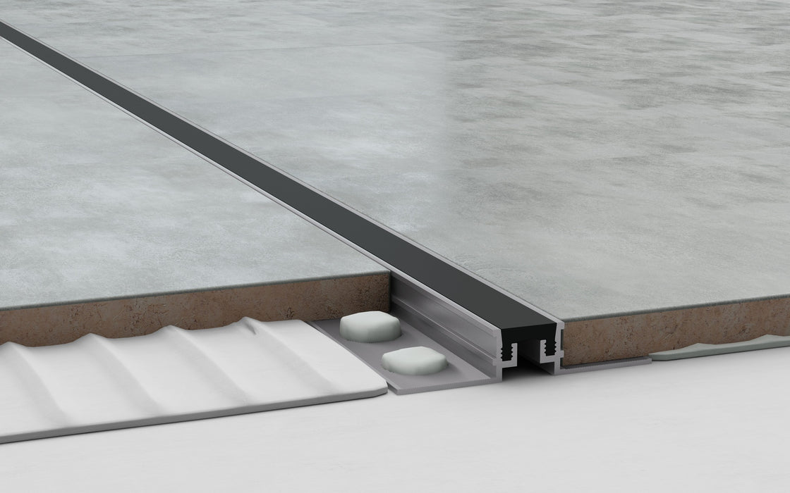 EMAC NOVOJUNTA METALLIC FLEX Perfil Aluminio+Silicona Negro-10