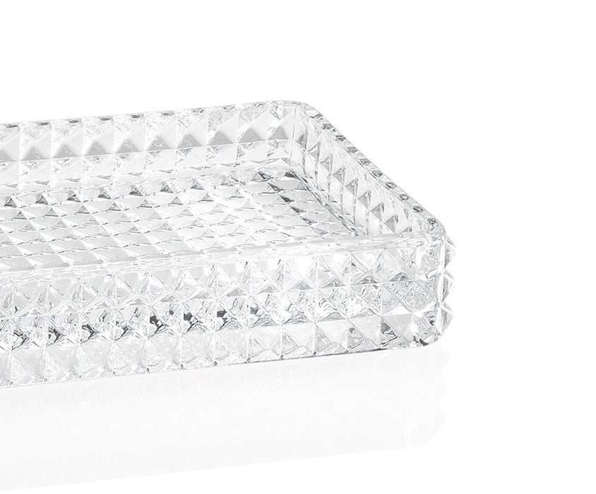 ANDREA HOUSE BA69196 Bandeja de baño de cristal vintage