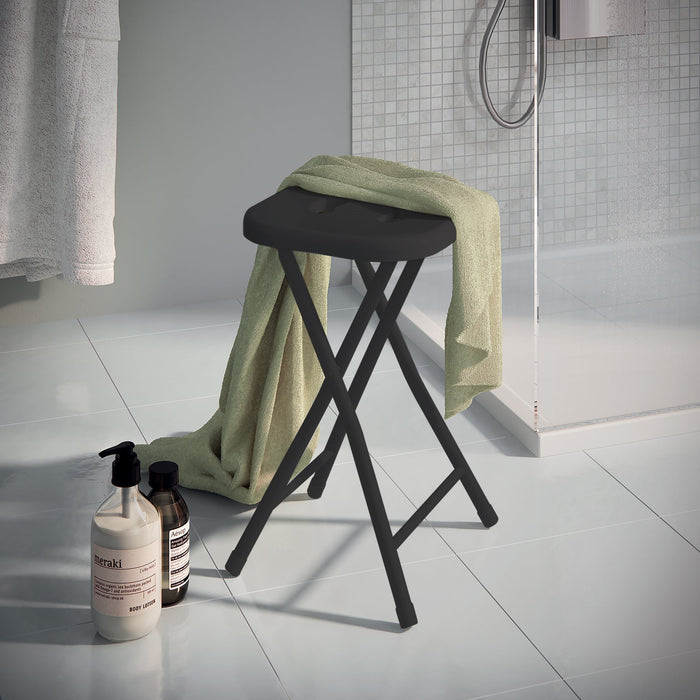 GEDY CO761400900 Black Folding Stool
