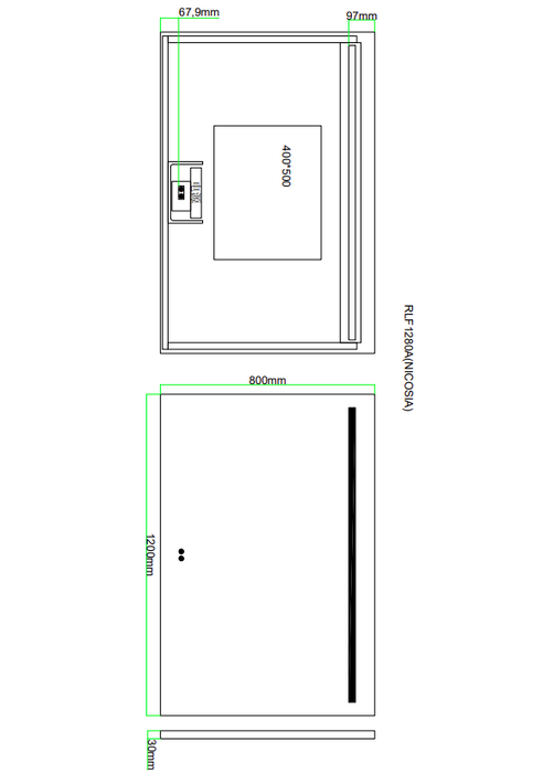AQUORE NICOSIA Espejo Led