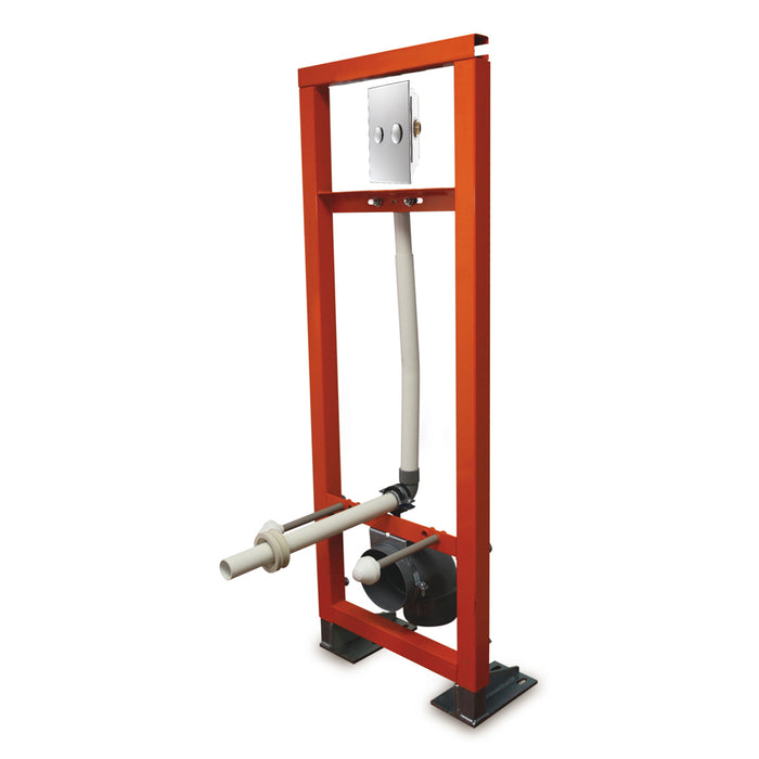 PRESTO 18593 Soporte bastidor autoportante para inodoro con fluxor mecánico 1000 E XL DPA Cromo brillo