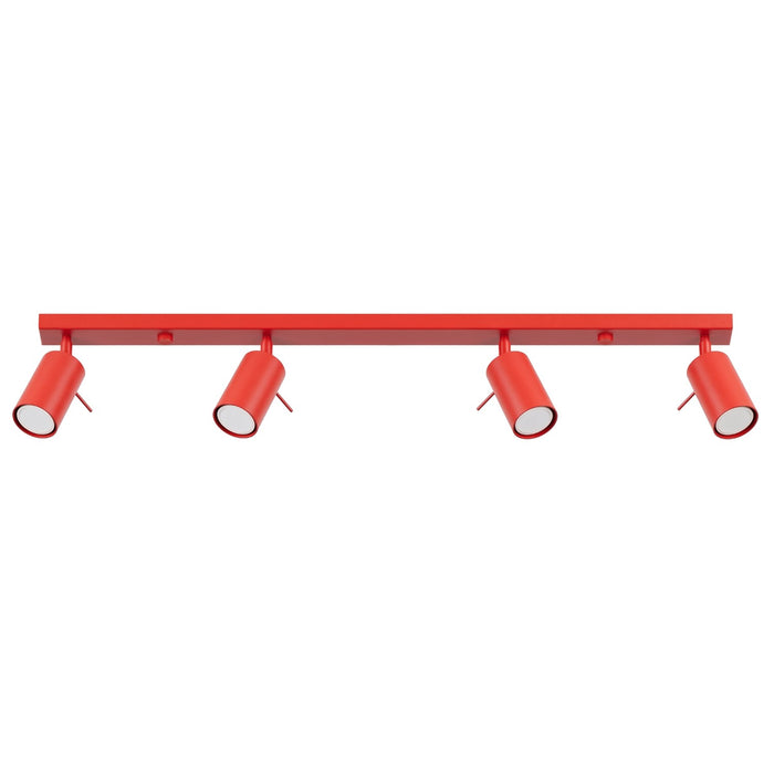 SOLLUX SL.2193 Plafón RING 4L rojo