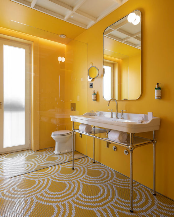 VALADARES APOLO White Sink with Metal Support