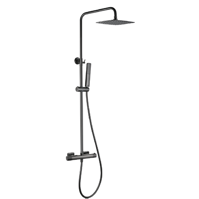 IMEX BTF065/BGM FIRENZE-SASSARI Termostatico Conjunto Ducha Black Gun Metal