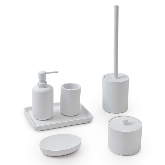 GEDY BR330200000 BRENDA Matte White Toilet Brush Holder