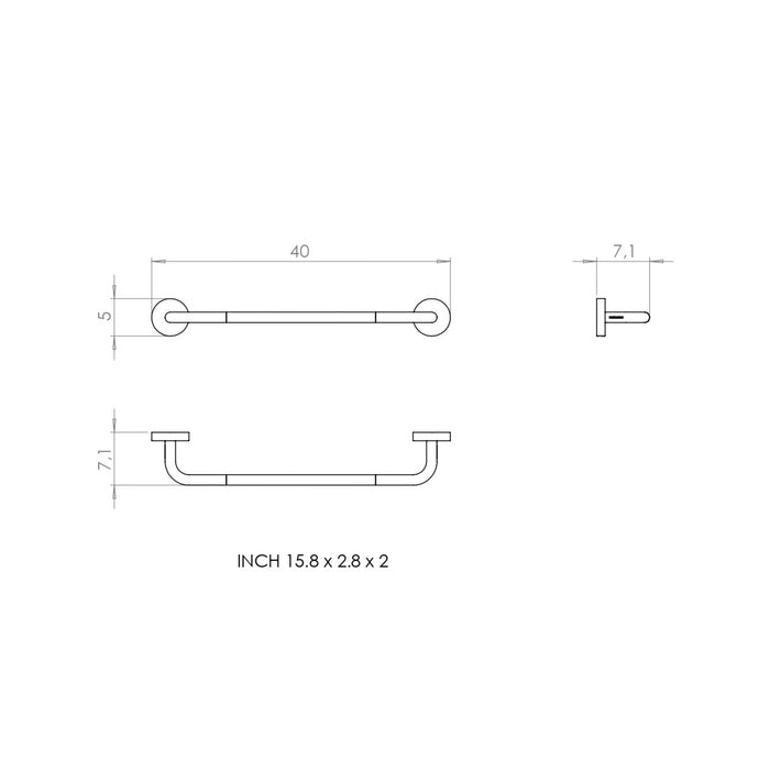 COSMIC WJC277A0064089 GEYSER Toallero Olive