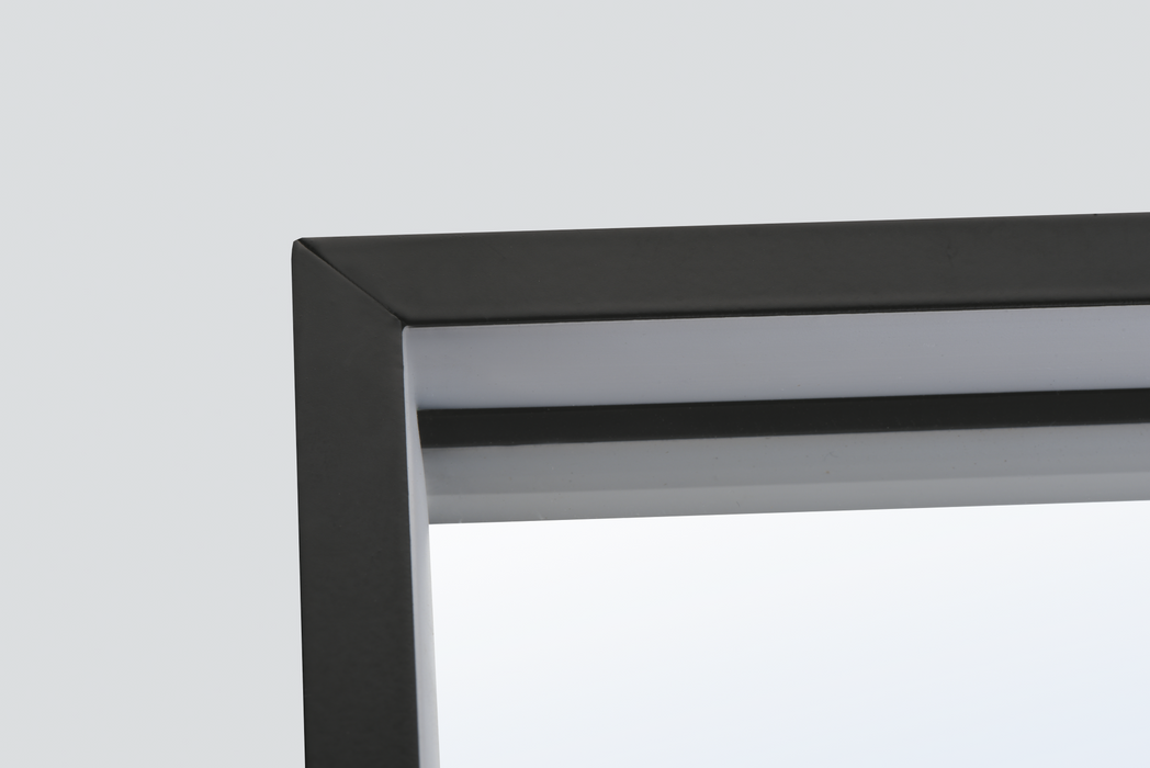 LEDIMEX ABILITY Espejo LED Perimetral Negro Mate