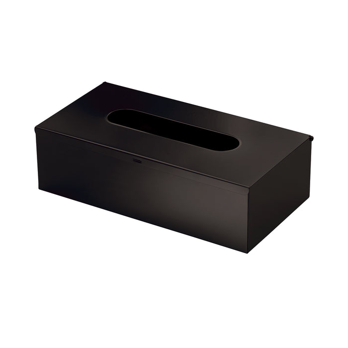GEDY 23081400000 2308 Porta pañuelos rectangular de sobremesa o pared negro mate