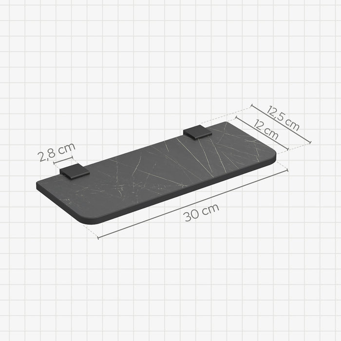 SONIA 200009 NOX Repisa 300 mm Marquina Negro