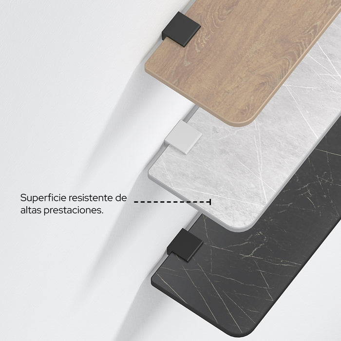 SONIA 200009 NOX Repisa 300 mm Marquina Negro