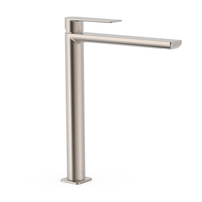 TRES 20020305AC LOFT Grifo Monomando XXL Caño Alto para Lavabo Color Acero