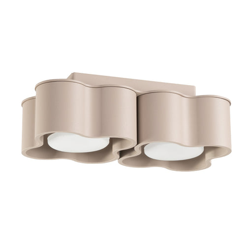 SOLLUX SL.3334 Lámpara De Techo Ovio 2 Taupe Gx53