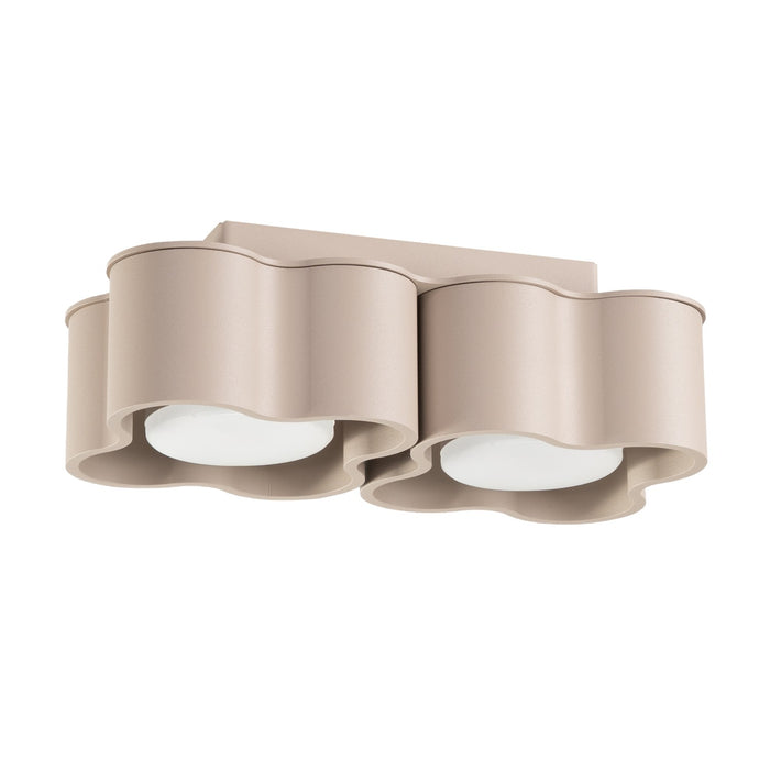 SOLLUX SL.3334 Lámpara De Techo Ovio 2 Taupe Gx53