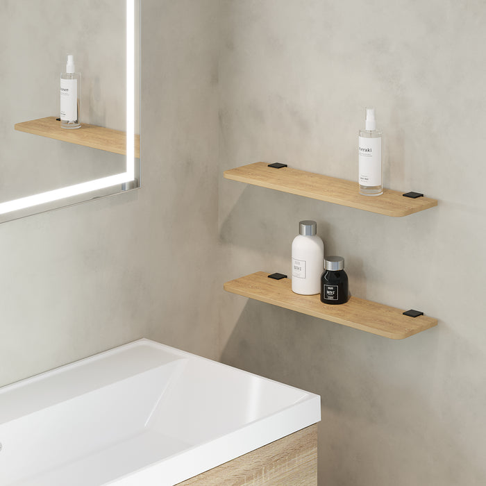 SONIA 200955 NOX Repisa 450 mm Roble Negro