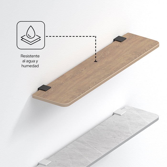 SONIA 200955 NOX Repisa 450 mm Roble Negro