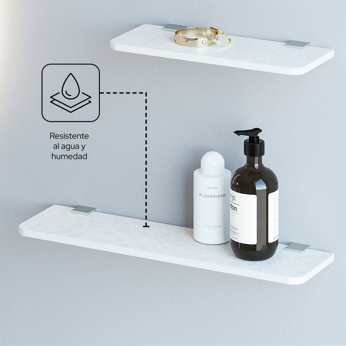 SONIA 200986 NOX Repisa 450 mm Pietra Níquel Cepillado