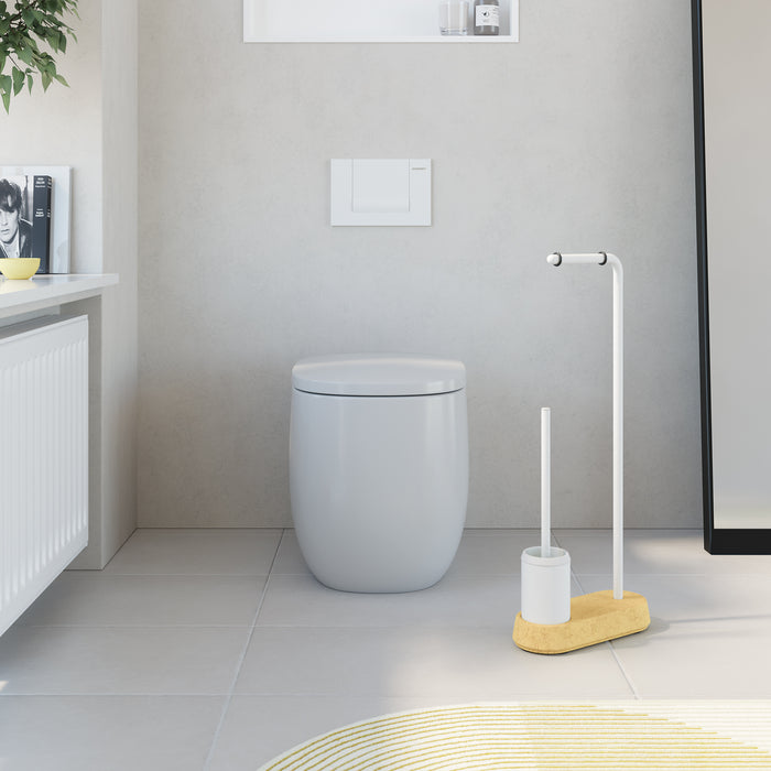 SONIA 201105 CEMENT Combinado WC Ocre Blanco