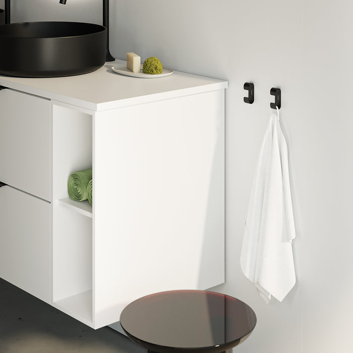 SONIA 201877 BIOCO Set De Colgadores Adhesivos Negro