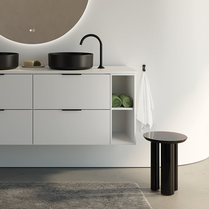 SONIA 201877 BIOCO Set De Colgadores Adhesivos Negro