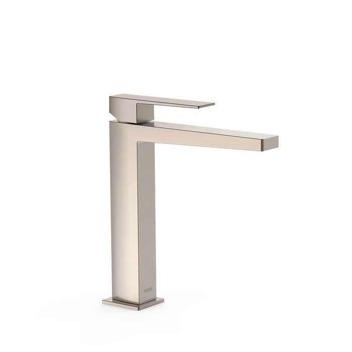 TRES 20210303AC SLIM High Spout Single-Handle Faucet for Sink Color Steel