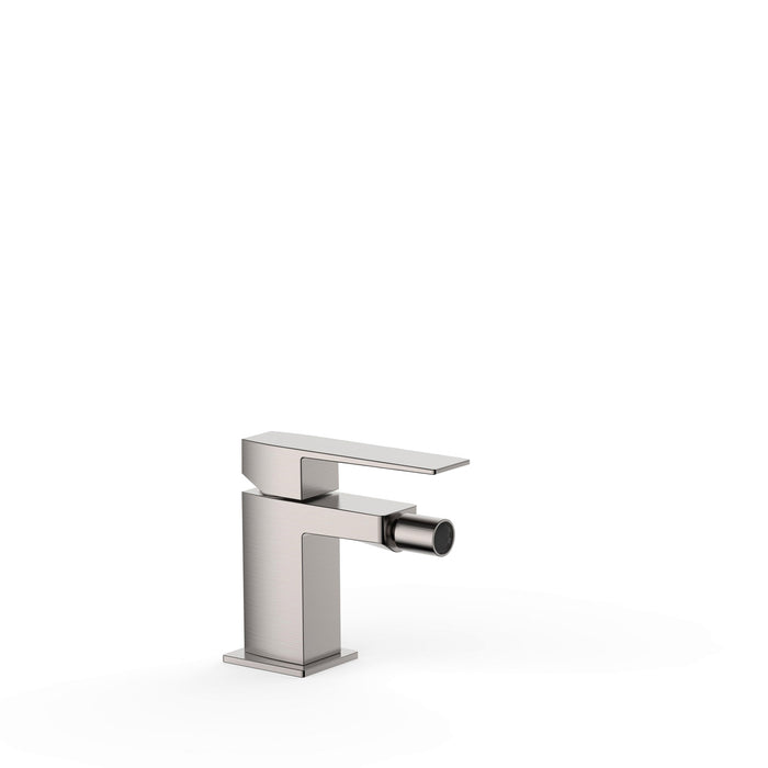 TRES 20212001AC SLIM Single-lever Faucet for Bidet Steel Color