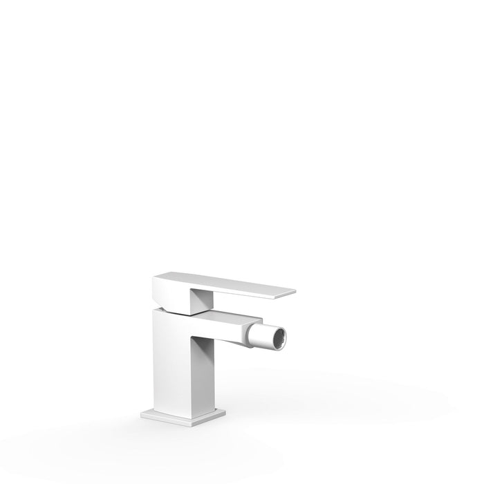 TRES 20212001BM SLIM Single-lever Faucet for Bidet Matte White Color