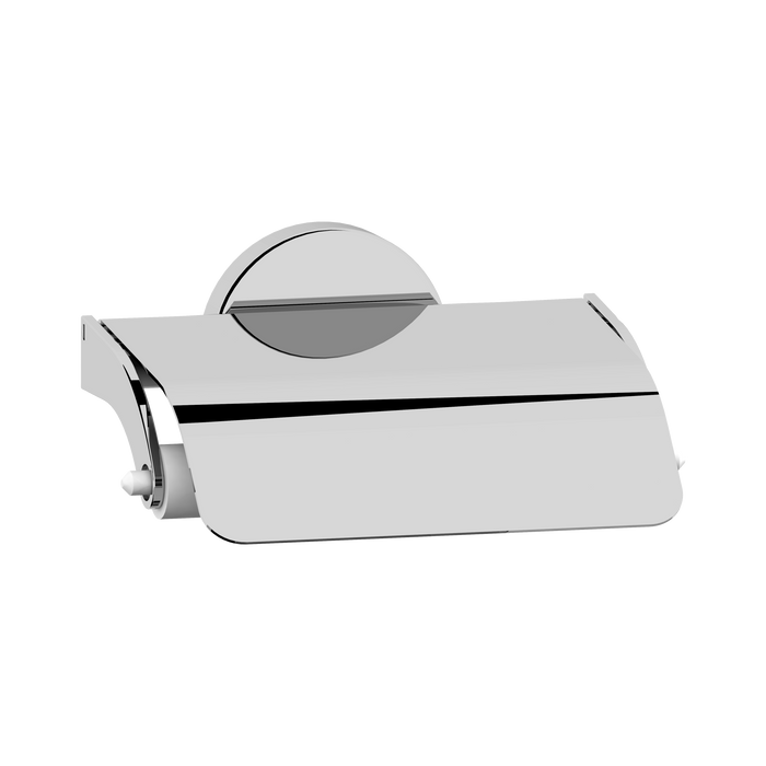 BELTRAN 20223 EXCELSIOR Toilet Roll Holder With Chrome Lid