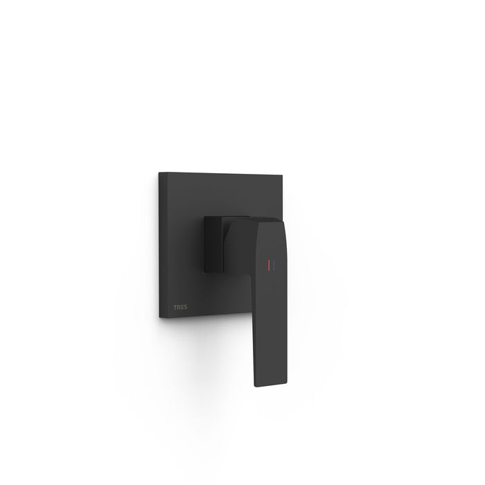 TRES 20227810NM RAPID-BOX View Piece for 1-Way Flush-Mounted Box Color Matte Black