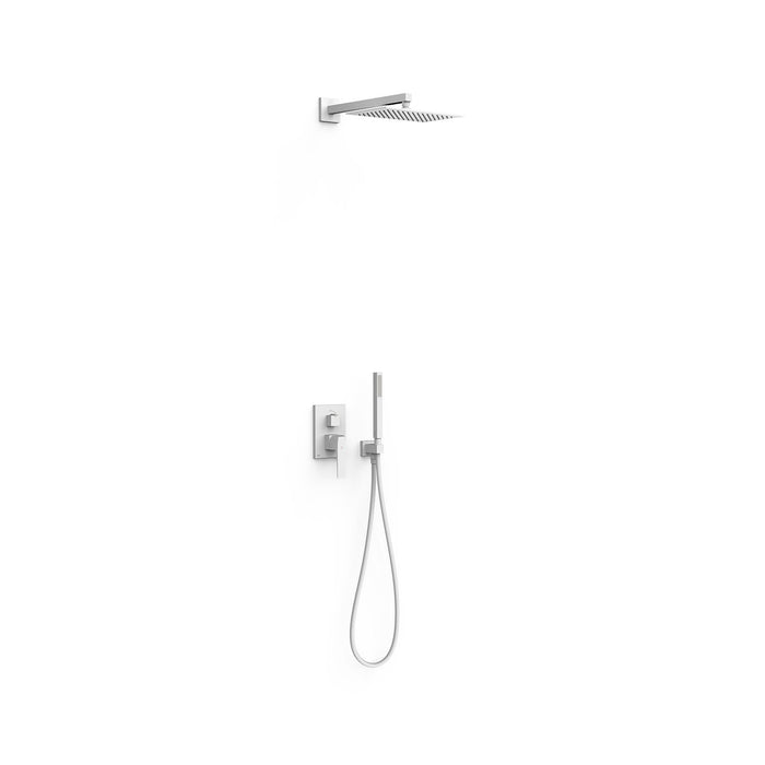 TRES 20228004BM SLIM Built-in 2-Way Single-Lever Faucet Kit Rapid-Box for Shower Matte White Color