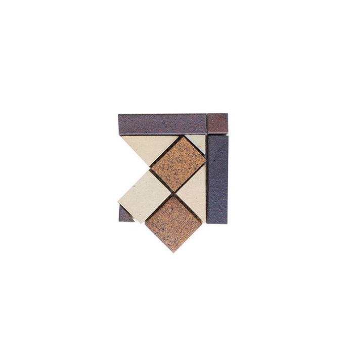 GRES DE BREDA A0061402 TERRA-1 Angulo Enmallado 16x16x1,7 cm