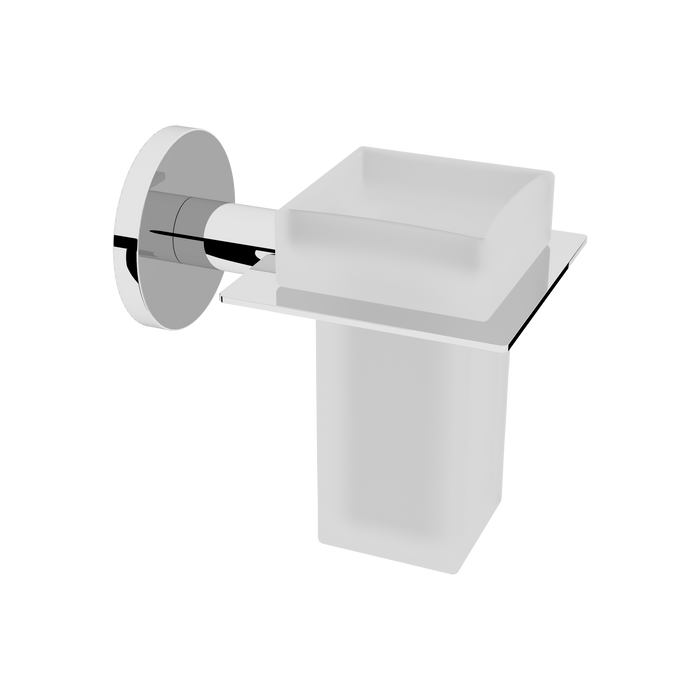 BELTRAN 20328 RIMINI Vaso Adhesivo Cromo