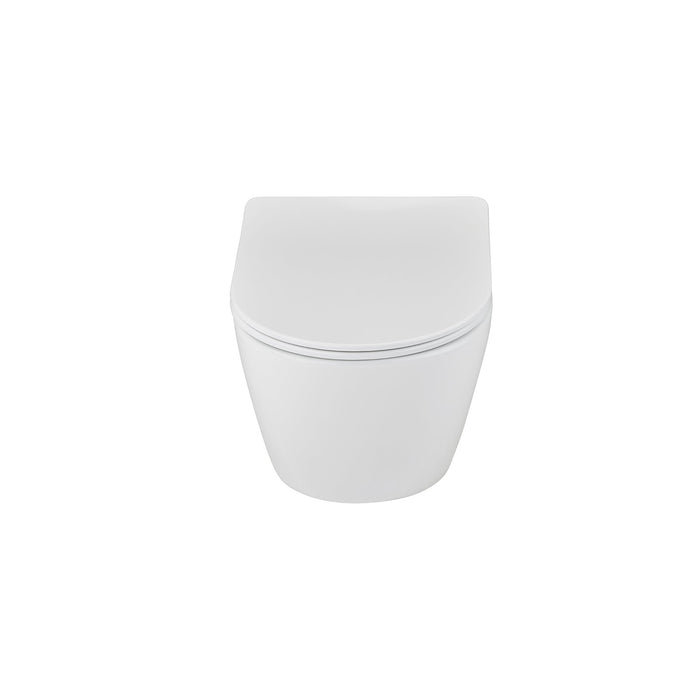 STROHM TEKA PACK MANACOR Inodoro Suspendido Rimless Pulsador Cromo