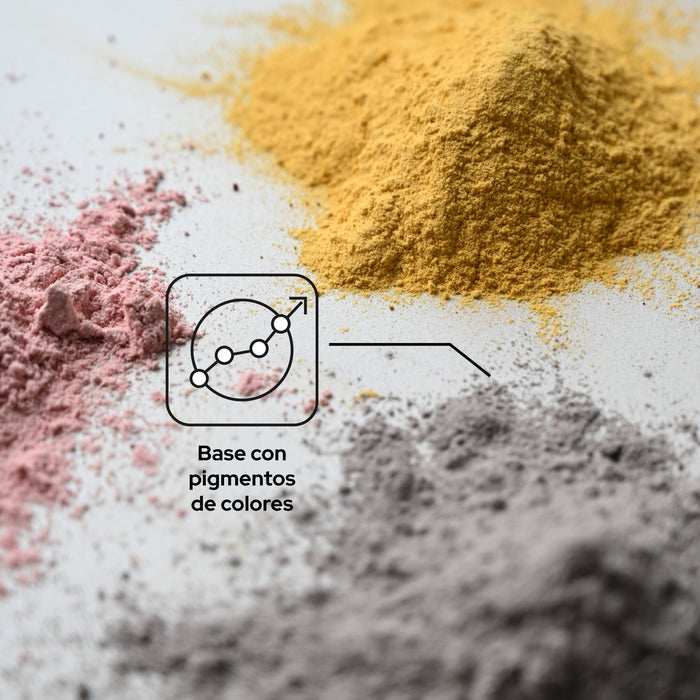 SONIA 207671 CEMENT Toallero Barra Doble Grey Blanco