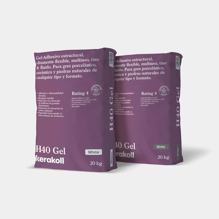 Kerakoll H-40 GEL BLANCO Adhesivo Para Porcelánico 25 KG