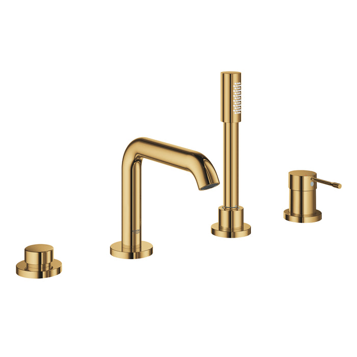 GROHE 25 251 GL1 ESSENCE Single-lever combination for bath and shower 1/2" bright gold