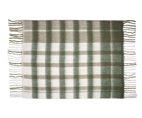 ANDREA HOUSE AX73046 Manta Lana Tartan Verde 125X150Cm