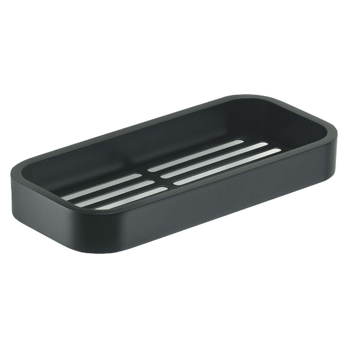 GEDY 32181400000 Rectangular Storage Holder Matte Black
