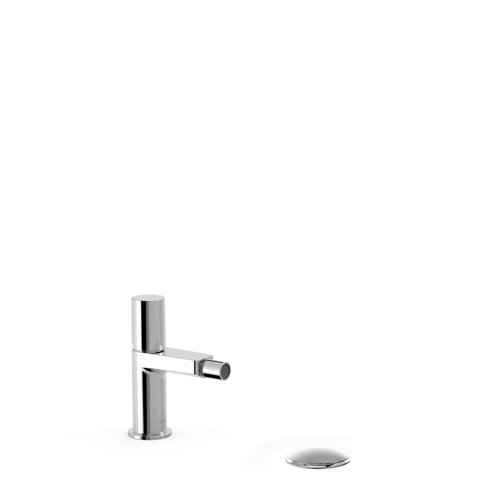 TRES 21112002D PROJECT-TRES Single-lever Bidet Faucet with Click-Clack Drain Valve Chrome Color