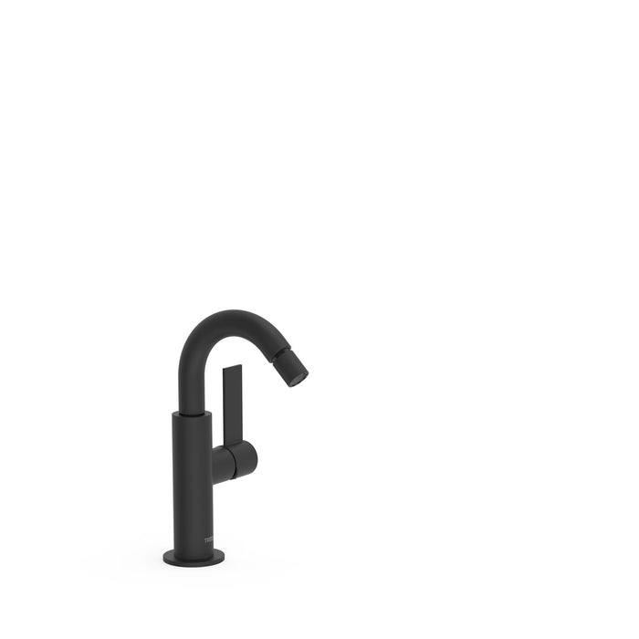 TRES 21122401NM PROJECT-TRES Single-lever Faucet with Side Handle for Bidet Matte Black Color