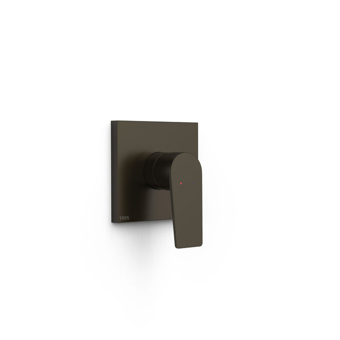 TRES 21127810KMB RAPID-BOX View Piece for 1-Way Flush-Mounted Box Color Black Bronze
