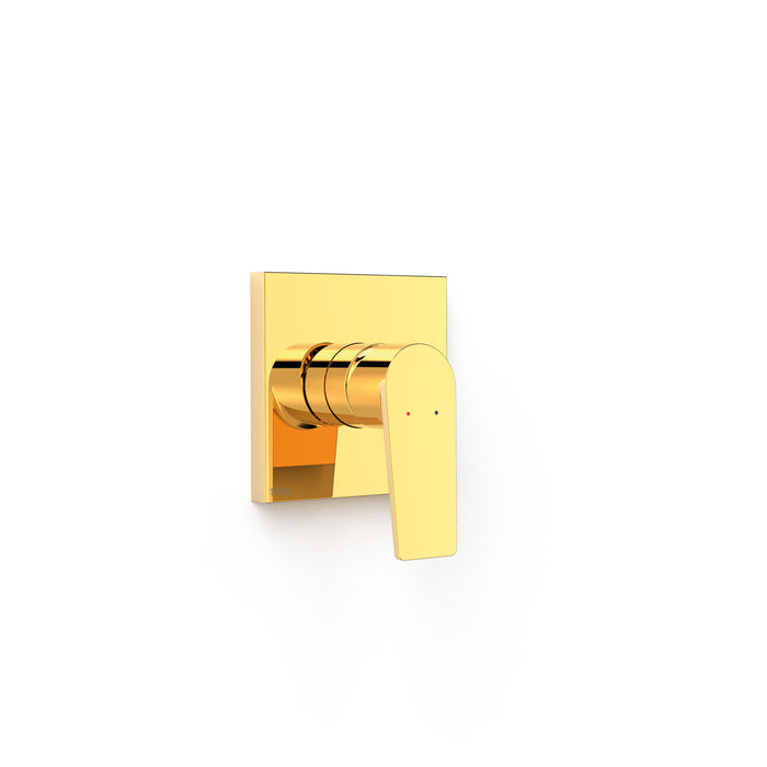TRES 21127810OR RAPID-BOX View Piece for 1-Way Flush-Mounted Box 24K Gold Color