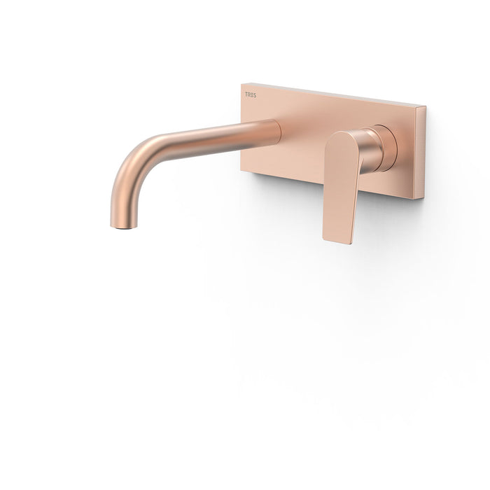 TRES 21130031OPM PROJECT-TRES View Piece for Recessed Sink Body Color Matte 24K Rose Gold
