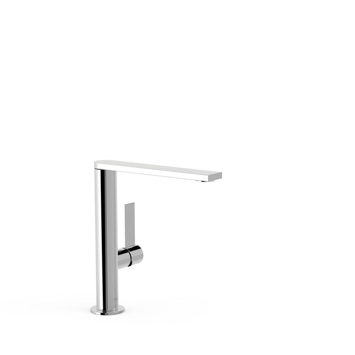 TRES 21130501 PROJECT-TRES Grifo Monomando Caño Alto con Maneta Lateral para Lavabo Color Cromo