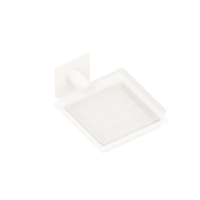BELTRAN 10866 PRAGA Jabonera Blanco Adhesivo