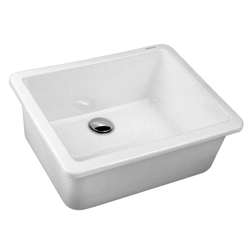 Pileta Lavadero VALADARES SILVES 51 cm Porcelana Blanca